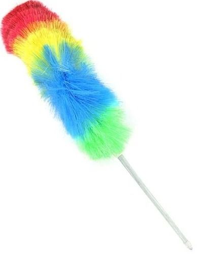 Multicolor Flexible Ultra Soft Nylon Head Plastic Handle 12 Inches Cleaning Duster 