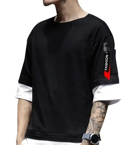 O Neck Short Sleeves Plain Medium Size Clifton T Shirt For Mens Age Group: 18-24 Years