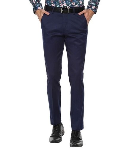 Buy LOUIS PHILIPPE Solid Polyester Viscose Slim Fit Mens Work Wear Trouser   Shoppers Stop