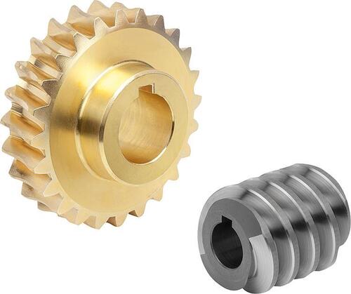 Round Shape Brass Worm Gear For Industrial Use