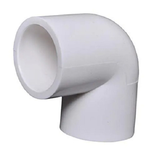 White 250 Mpa Tensile Strength Galvanized Round Plastic Elbow