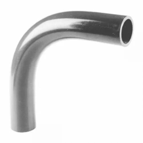 Gray 5 Inches 3 Mm Thick L Polished Stainless Steel Pipe Bends