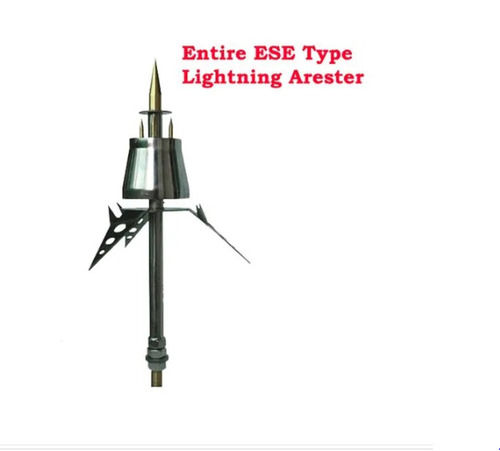 Silver 60 To 107 Kwh Ip55 Prtection Level 1000 V Rated Voltage Ese Lightning Arrester