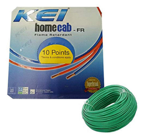 औद्योगिक उपयोग के लिए 90 मीटर और 1.5 मोटा गोल कॉपर वायर केबल