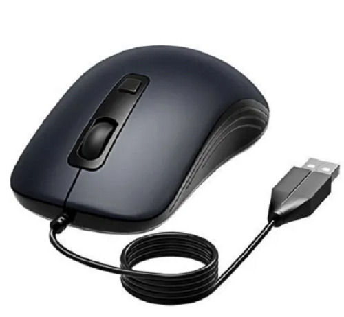 Black 94.85 X 57 X 39.11 Mm Abs Plastic Wireless Computer Mouse