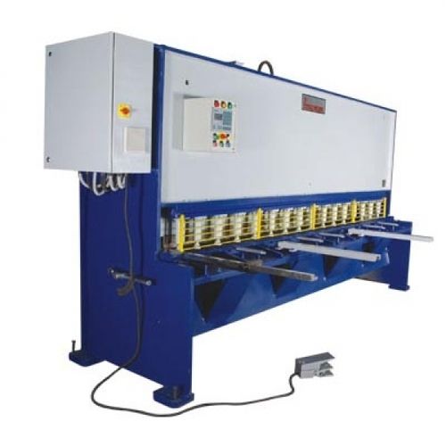 Blue And White Automatic Paint Coated Stainless Steel Hydraulic Shearing Machine