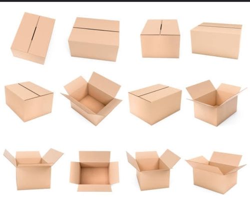 Available In Various Shape Kraft Paper Corrugated Box For Packaging Use