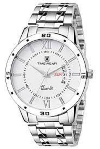 Casual Wear Lightweight Stainless Steel Round Fancy Analog Wrist Watch For Mens 