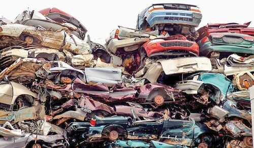 Multi Colored Car Scrap For Waste Industry