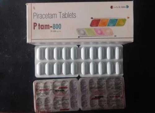  पिरासिटाम टैबलेट P Tam-800 100 Mg
