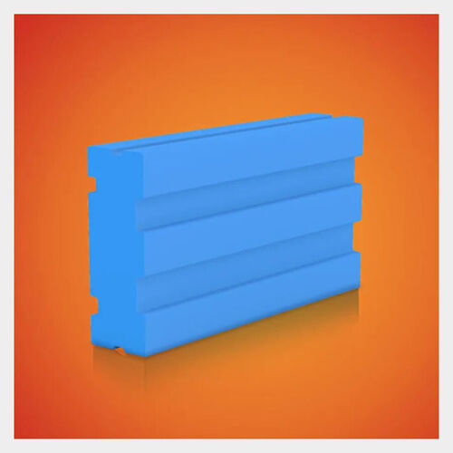 Rectangle Blue Solid Detergent Bar For Washing Cloth