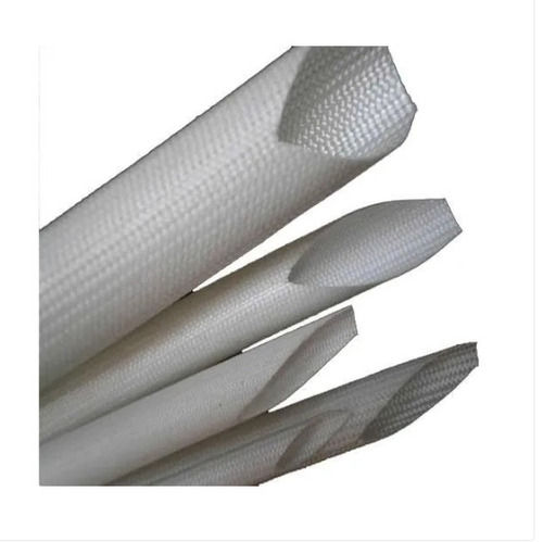 Round Pu Silicone Coated Surface Fiberglass Sleeve For Wiring Protection  Application: Coil Insulation