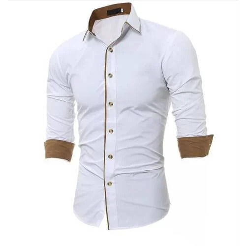 Skin Friendly Button Closure Full Sleeves Cotton Stylish Shirt For Mens  Age Group: 18 Year Above