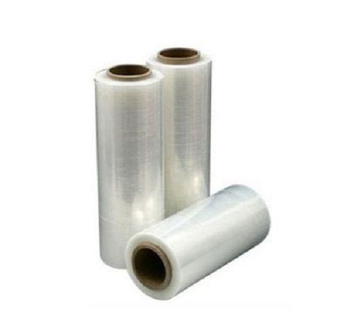 Transparent 100 Meter Long 0.8 Mm Thick Transparent Plain Ldpe Film Hardness: Soft