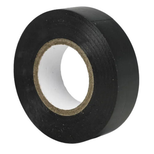 Black 0.5 Mm Thickness 20 Meter X 1.5 Single Sided Pvc Adhesive Tape For Packaging