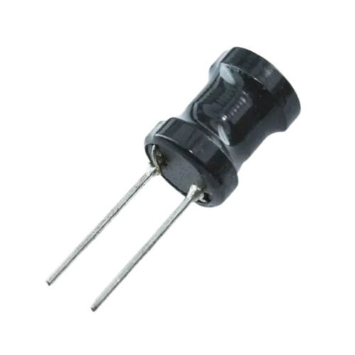 Black 1.5 Inches 12 Voltage 10 Gram Dip Power Inductor For Electronic Device