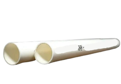 White 2.5 Mm Tolerance Round Male Connector Flexible Pvc Electrical Pipe 