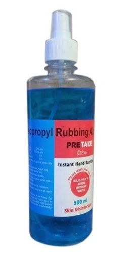 500 Ml Volume Isopropyl Rubbing Hand Sanitizer For Safety Purpose