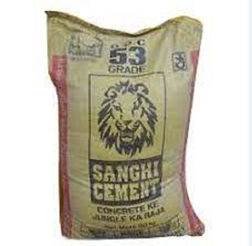 Acid Proof Sanghi Cement For Construction Packing Size: 50 Kg Bending Strength: 53 Mpa Or 53 N/Mm2