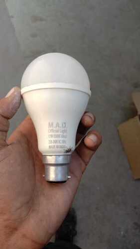 Aluminum 12 Watt Led Bulb For Indoor, Cool Daylight Lighting