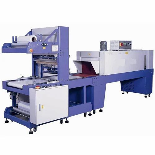 Color Coated Plastic Semi Automatic Shrink Wrapper Machine