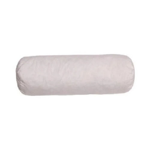 Foam Filling Cotton Plain Back Bolster Pillow - Size 8 X 22 Inches