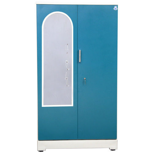 Green Stainless Steel Domestic Double Door Almirah With Mirror Blade Diameter: 150 Millimeter (Mm)