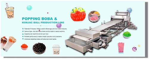 Popping Boba And Konjac Ball Production Line