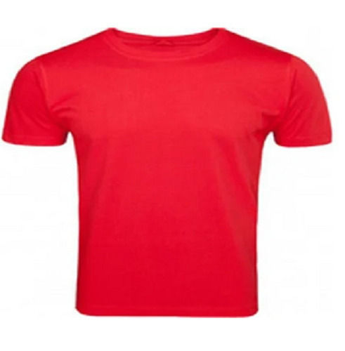 Short Sleeve And Round Neck Plain Cotton T Shirt For Men Age Group: Above 18