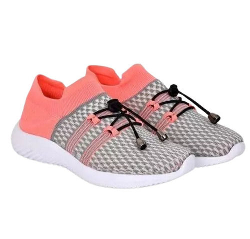Skin Friendly Lace Up Fabric And Pu Sports Wear Shoes For Women 