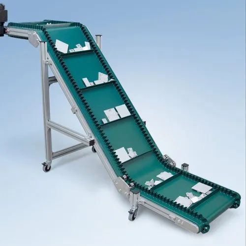 1-3 Kw Single Phase Inclined Pu Belt Conveyor