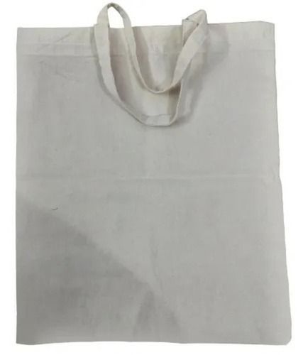 14.5x14.5 Inches Flexiloop Handle Plain Cotton Carrier Bag For Shopping