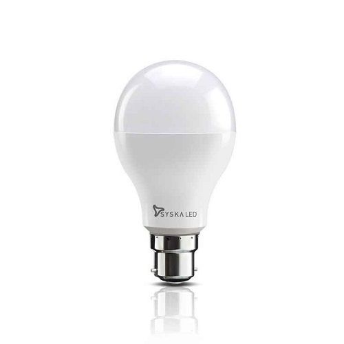 220 Volt 7 Watt Round White Polycarbonate Syska Led Light Bulbs Ip Rating: Ip55