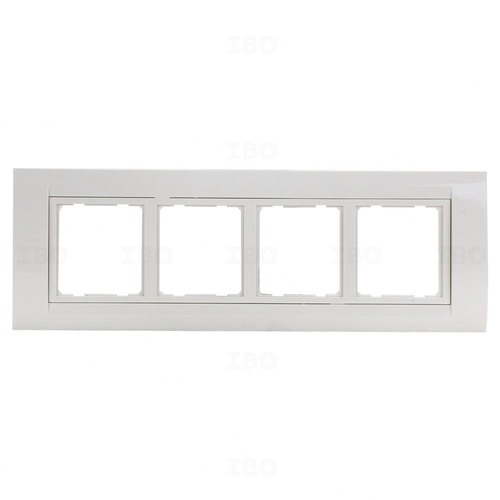 220 Volt And Ip65 White Polycarbonate Modular Plate Switch - 10 Ampere, 100A C Operating Temp, 3500 Kelvin Lighting Range | Dust & Water Resistant Design