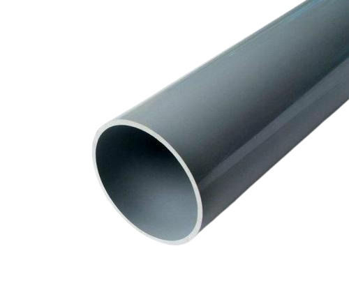 Grey 5 Mm Thick 75 Mm Round Polyvinyl Chloride Agricultural Pipe 