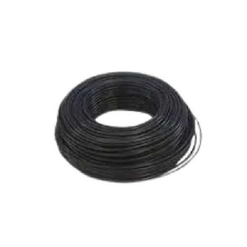 Black 50 M Long Flexible Rubber Body Copper Electric Wire