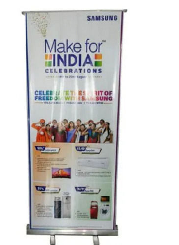 Iron Rectangle Cut Out Standee Roll Banner, For Advertising at Rs  1200/piece in New Delhi
