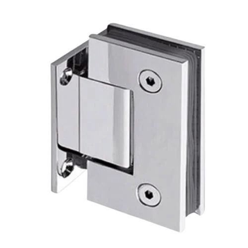 Silver 90X55 Mm 2.5 Kilogram Chrome Finish Stainless Steel Glass Door Hinges 