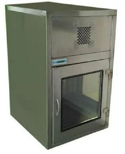 New Condition Single Door Stainless Steel Rectangular Dynamic Pass Box Application: Pharmaceutical Industry