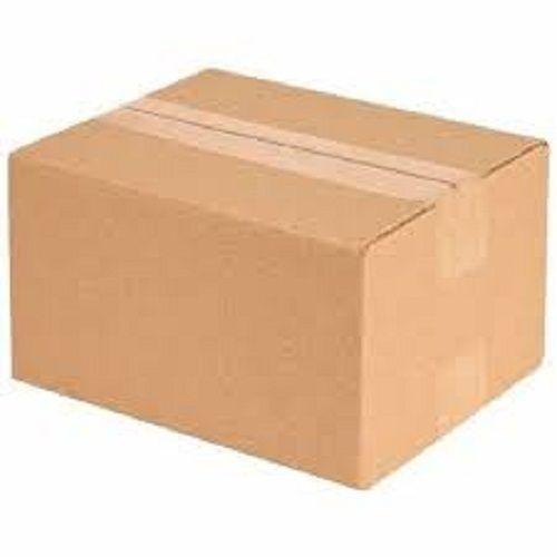 Brown Rectangular Glossy Finish Plain Kraft And Coated Paper Packaging Box