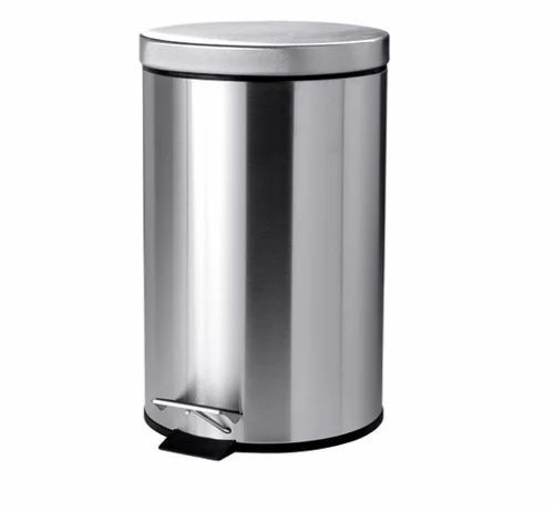 Aluminium Grade Enaw-1199 / Enaw-Al99.99 Stainless Steel Silver Open Top Structure Dustbin For Home And Industrial