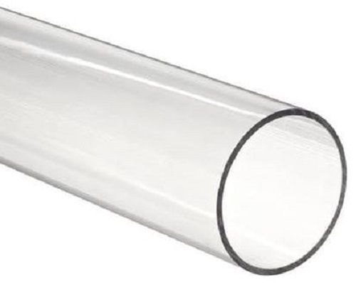 Transparent 3 Mm Thick Round Polycarbonate Clear Pipe For Industrial Use