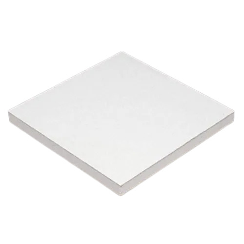 सफेद 12 मिमी मोटा और चौकोर सादा जिप्सम फाइबर ग्रिड आंतरिक छत टाइल