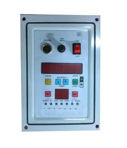 Mild Steel Electric Control Panel - 4x2 Feet, White Powder Coated Surface | 440 Volt Rated, IP65 Protection, 30 Amp Output Current, 110 Hz Frequency