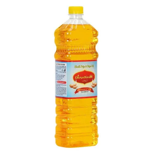 900 Ml Light Yellow Pooja Oil For Burning