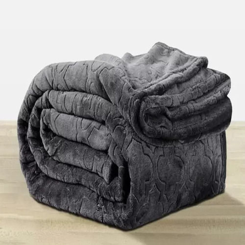 Available In Various Colors Plain Woolen Blanket For Home