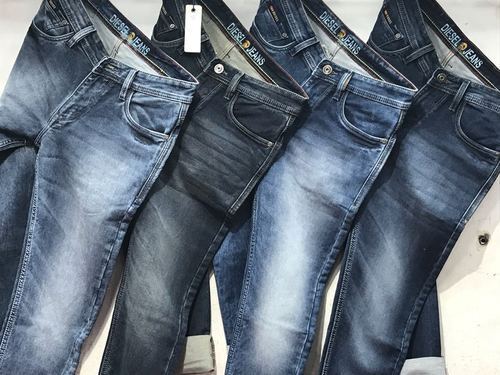 Men Shaded Slim Fit Denim Jeans For Casual Wear