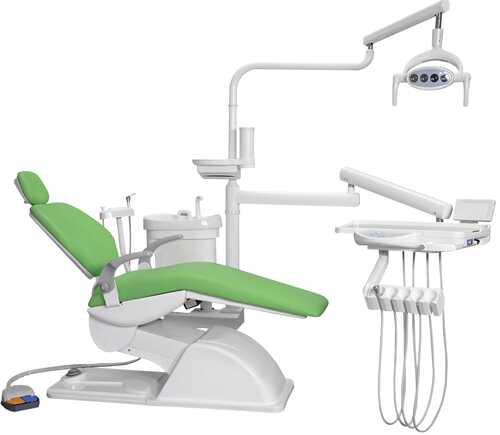 Metal Frame And Leather Sheet Automatic Electrical Dental Chair