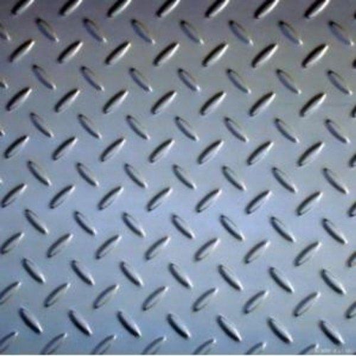 Mild Steel Rectangular Shape Chequered Plates For Construction Use