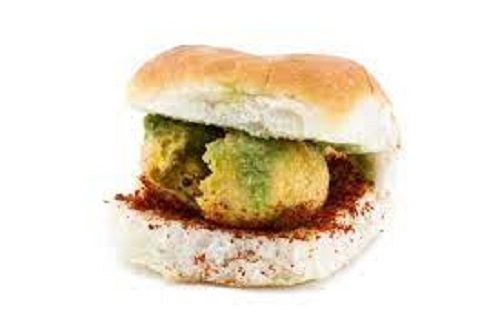 Popular Hand Made With Fried Potato Fritter Ingredients Spicy And Crispy Vada Pav